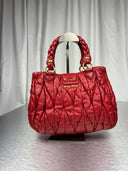Miu Miu Vintage Handbag – Red & Gold