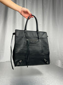Balenciaga City Tote Bag – Black Leather