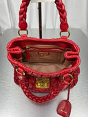 Miu Miu Vintage Handbag – Red & Gold