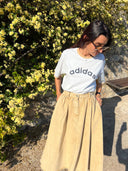 Adidas White Short-Sleeved T-Shirt