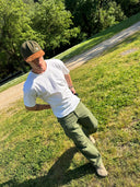 Timberland Khaki and Camel Baseball Cap