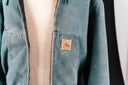 Carhartt Light Blue Denim Hooded Jacket