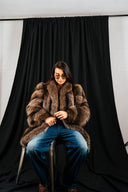Brown Luxurious Fur Coat