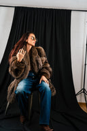 Brown Luxurious Fur Coat