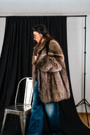 Brown Luxurious Fur Coat