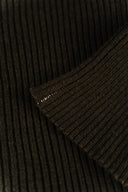 Margiela Dark Brown Knitted Turtleneck Sweater