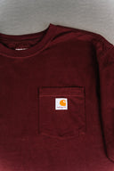 Carhartt Maroon Short-Sleeved T-Shirt