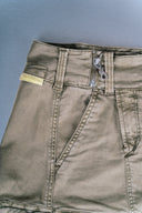 Cimarron Khaki Utility Mini Skirt