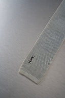 White and Black Houndstooth Necktie