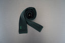 Yves Saint Laurent Dark Green Herringbone Necktie
