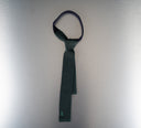 Yves Saint Laurent Dark Green Herringbone Necktie
