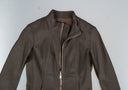 Rick Owens Taupe Leather Jacket
