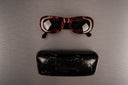 Dolce & Gabbana Red and Black Tortoiseshell Sunglasses