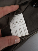 Rick Owens Taupe Leather Jacket