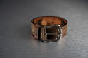Vintage Levi's Brown Leather Belt with Distressed Finish