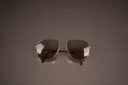 Aviator Vintage Silver & Blue Sunglasses