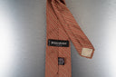 Reddish-Brown Dotted Silk Necktie