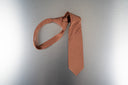Reddish-Brown Dotted Silk Necktie