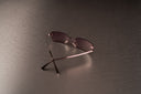 Chanel Light Mauve Metallic Rimless Sunglasses