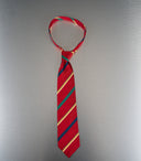 Red Striped Silk Necktie