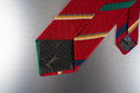 Red Striped Silk Necktie