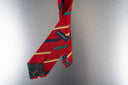 Red Striped Silk Necktie