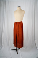 American Vintage Rust-Colored Midi Skirt