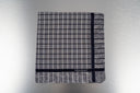 Yves Saint Laurent Grey Plaid Bandana Scarf