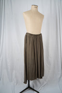 American Vintage Khaki Green Midi Skirt