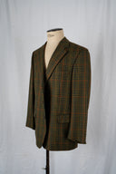 Burberry Checked Khaki Blazer Jacket