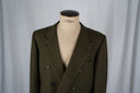 Yves Saint Laurent Dark Green Double-Breasted Suit