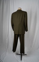 Yves Saint Laurent Dark Green Double-Breasted Suit