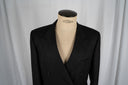 Yves Saint Laurent Black Double-Breasted Suit