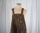 Carhartt Brown Bib Overalls