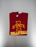 State Volleyball Red Short-Sleeved T-Shirt