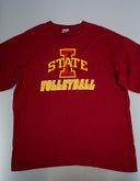 State Volleyball Red Short-Sleeved T-Shirt