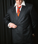 Red Striped Silk Necktie