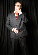 Yves Saint Laurent Black Double-Breasted Suit