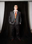 Yves Saint Laurent Black Double-Breasted Suit