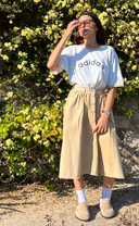 Adidas White Short-Sleeved T-Shirt