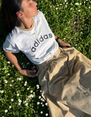 Adidas White Short-Sleeved T-Shirt